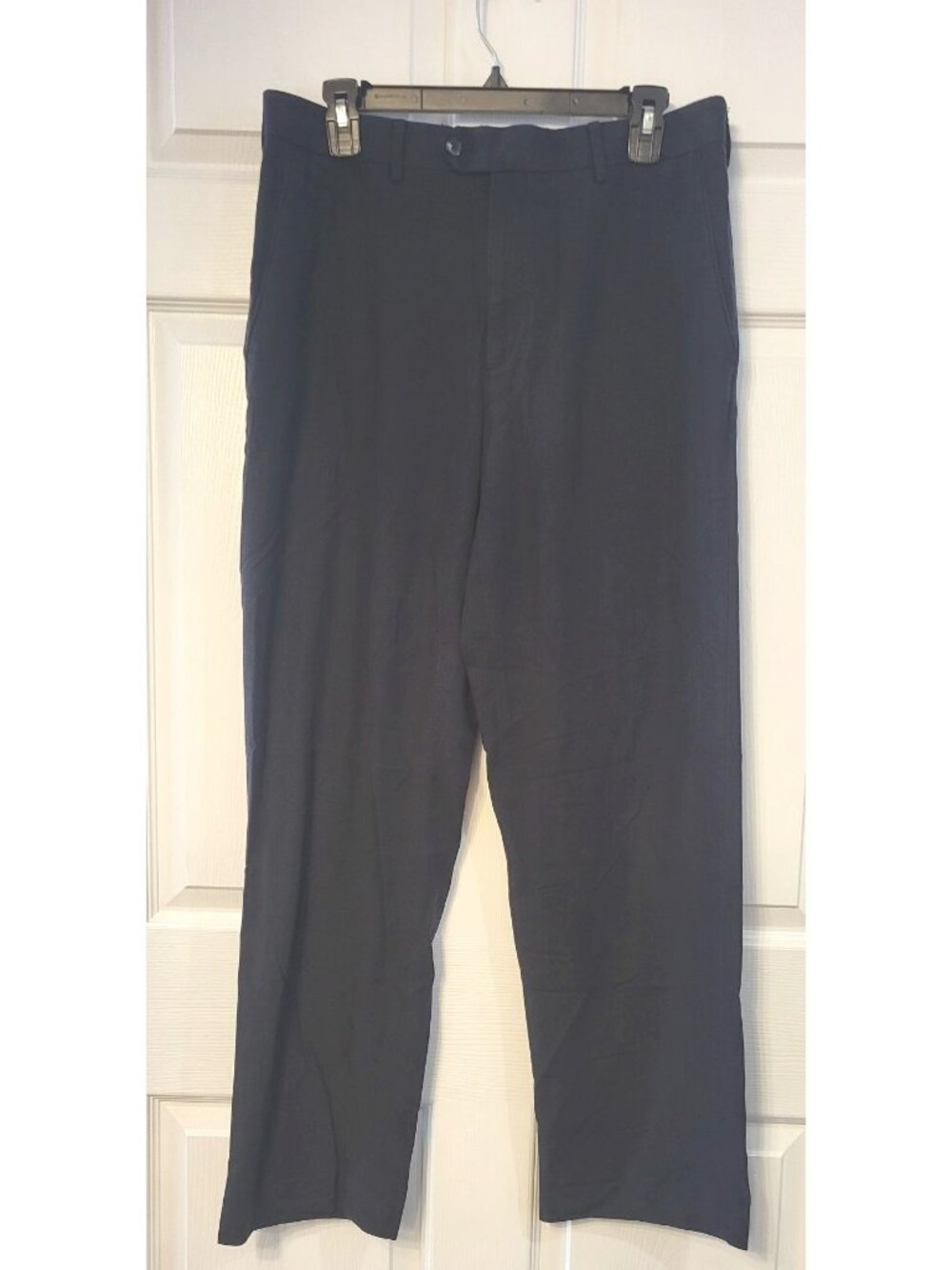 Croft and Barrow Classic Fit Black Pants 34x32 Dressy Wedding Classic